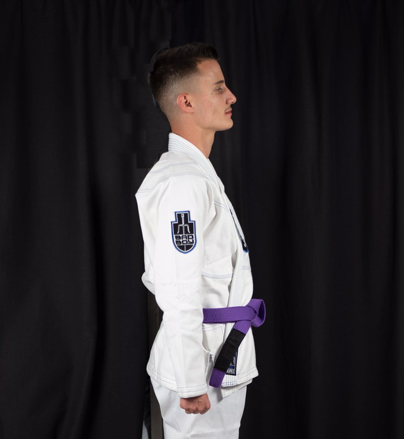 BAD BOY sai training SERIES BJJ GI  - white/blue